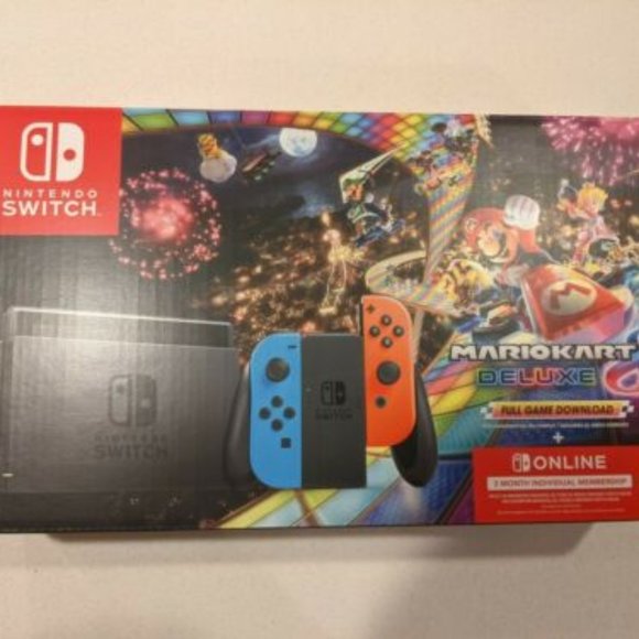 Nintendo Other Nintendo Switch Console Mario Kart 8 Deluxe Bundle